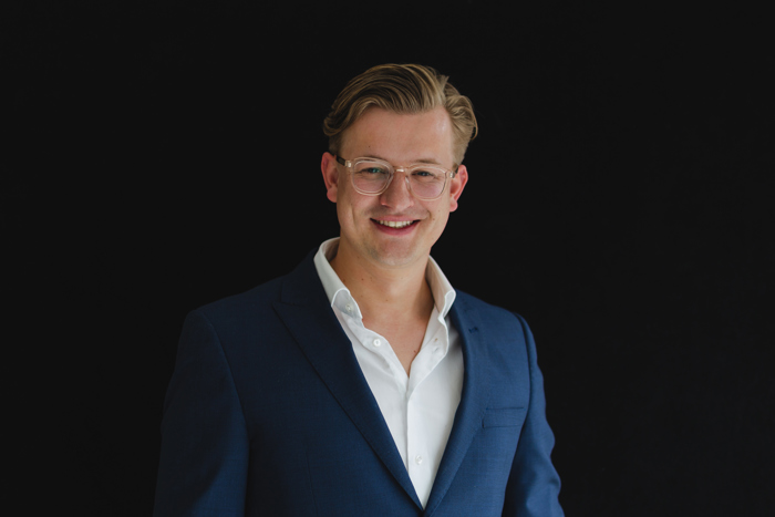 Luc blauw pak